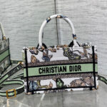 Christian Dior Mini Dior Book Tote With Strap